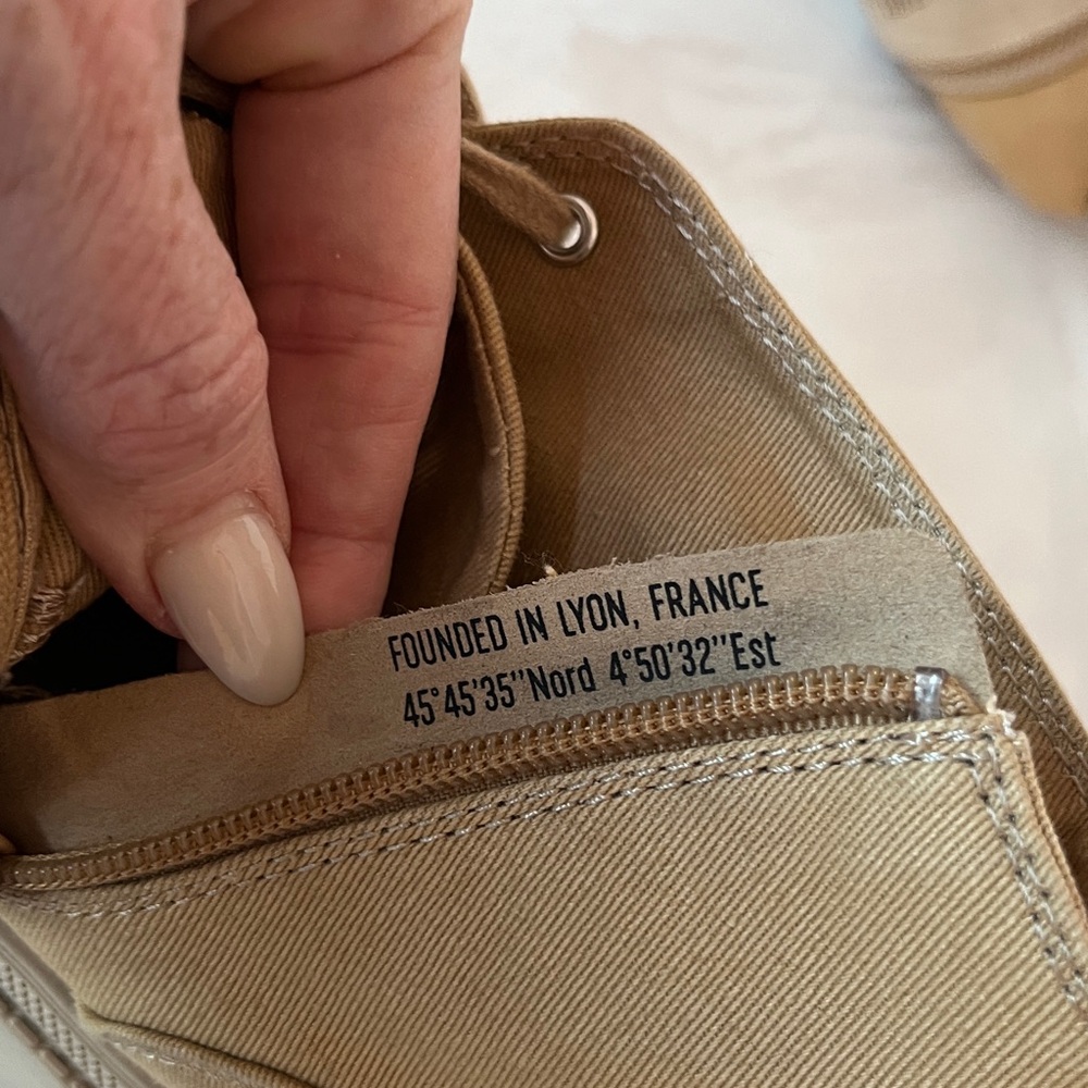 Palladium Women's Tan Combat Boots - Picture 9 of 12